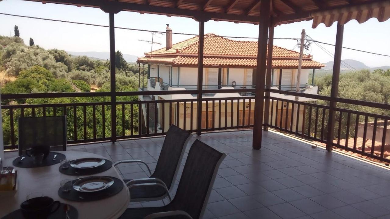 Balcony With View Villa Korifasion Ngoại thất bức ảnh
